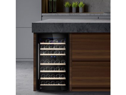 Chłodziarka do wina - 2 strefy klimatyczne - 120 litrów - maks. 45 butelek