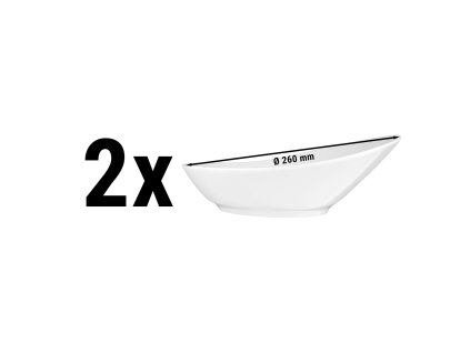 (2 sztuki) SELTMANN WEIDEN | Miska dla smakoszy głęboka - 260 mm