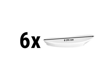 (6 sztuk) SELTMANN WEIDEN | Płaski talerz dla smakoszy - Ø 295 mm