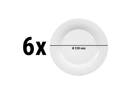 (6 sztuk) SELTMANN WEIDEN | Talerz płaski - Ø 230 mm