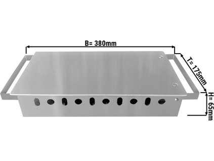 Podgrzewacz do żywności - 380 x 175 x 65 mm