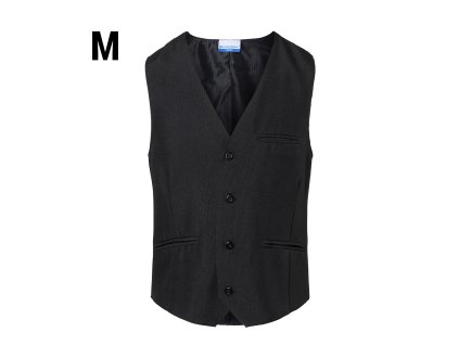 KARLOWSKY | Męska kamizelka Basic - Czarny - Rozmiar: M