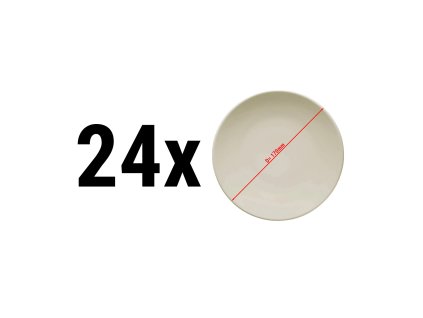 (24 sztuki) TEOS - talerz płaski - Ø 17 cm