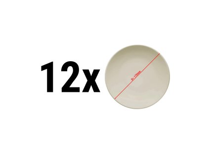 (12 sztuk) TEOS - talerz płaski - Ø 17 cm