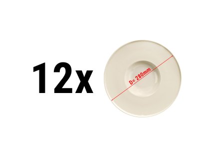 (12 sztuk) CHEF TASTE OF - talerz makaronowy - Ø 28 cm