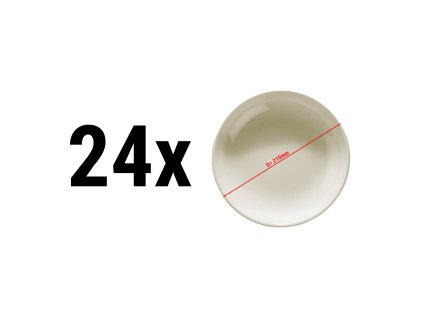 (24 sztuki) TEOS - talerz głęboki - Ø 21 cm