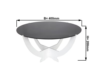 Stojak bufetowy Octopus - Ø 400 mm - Biały