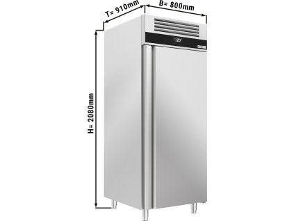 Zamrażarka piekarnicza ze stali nierdzewnej PREMIUM - EN 60x40 - z 1 drzwiami