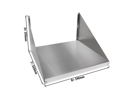 Uchwyt do mikrofalówki ze stali nierdzewnej - 590 mm