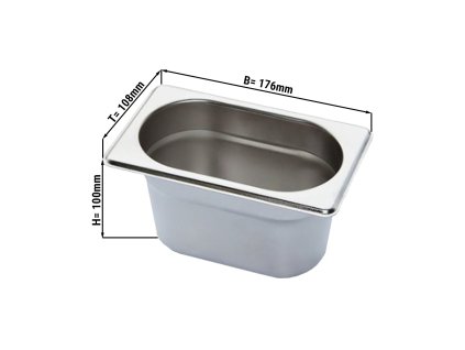 Pojemnik GN 1/9 – Głębokość 100 mm