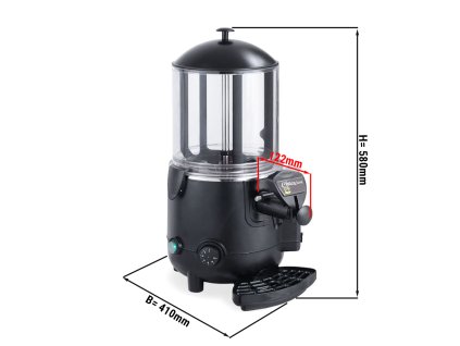 Dozownik do czekolady / Salep - 10L - czarny