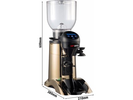 Młynek do kawy - złoty - 2 kg - 356 W - 77 dB
