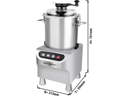 Szatkownica  do warzyw - 18 litrów - 2,2 kW - 230 V - 1500-2200 obr.
