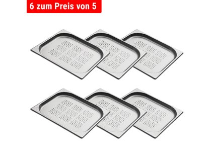 Pojemnik GN ze stali nierdzewnej 2/3 - perforowany - głębokość: 20 mm
