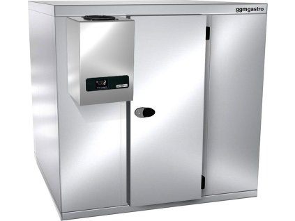 Komora mroźnicza ze stali nierdzewnej - 2100x1200mm - 3,16m³ - włącznie z zamrażarką i listwami