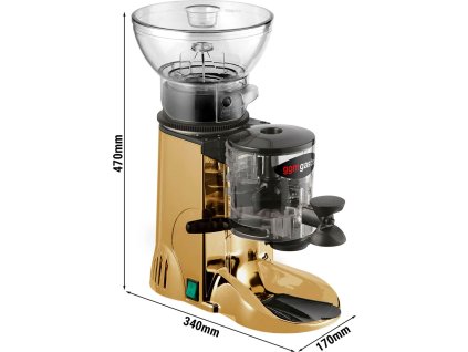 Młynek do kawy - złoty - 1 kg - 270 W - 77 dB