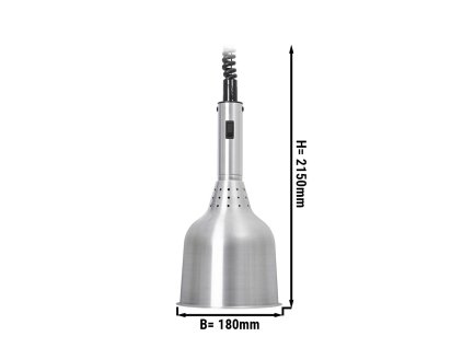 Lampa nagrzewająca - Ø 180 mm - aluminium