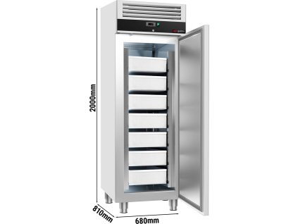 Chłodziarka do ryb ze stali nierdzewnej ECO - EN 60x40- 600 litrów - z 1 drzwiami