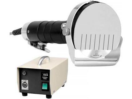 Elektryczna krajalnica do kebaba PROFESJONALNA - wydajność: 180 kg/dzień - włącznie z nożem do cięcia i zasilaczem sieciowym