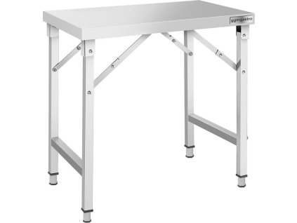 Stół roboczy ze stali nierdzewnej - składany - 1000x600mm