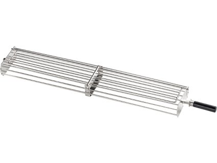 Wielopozycyjne ostrze z uchwytem do grillowania kurczaka na węglu drzewnym - Długość: 135 cm | Grille z rożnem | Rotisserie | Różen | Gastro