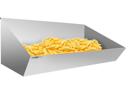 Stainless steel french fry tray - 800x300mm