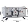 Ekspres z portafiltrem "Suprema" - z wyświetlaczem dotykowym - 2 grupy - oddzielna regulacja temperatury - włącznie z systemem wstępnej infuzji