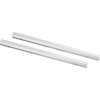 Szyny ze stali nierdzewnej - 1x lewa & 1x prawa - 530 mm - GN 1/1 z plastikową siatką nośną - GN 1/1 - 325x530 mm