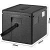 CAMBRO | CAM GOBOX® - Pojemnik na pół ładowany od góry - GN 1/1 - z paskiem do przenoszenia w kolorze czarnym