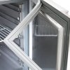 Stół chłodniczy do pizzy PREMIUM PLUS - 1490x700mm - z 4 szufladami - włącznie z witryną chłodniczą nadstawną - 6x GN 1/4