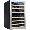 Chłodziarka do wina - 2 strefy klimatyczne - 120 litrów - maks. 45 butelek