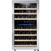 Chłodziarka do wina - 2 strefy klimatyczne - 120 litrów - maks. 45 butelek