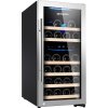 Chłodziarka do wina - 2 strefy klimatyczne - 100 litrów - maks. 33 butelki