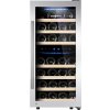 Chłodziarka do wina - 2 strefy klimatyczne - 100 litrów - maks. 33 butelki