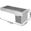Wanna chłodnicza wbudowana - 1,5m - +2 ~ +8 °C - 4x GN 1/1