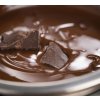 Urządzenie do temperowania czekolady z kranem wylotowym - Chocotemper - włącznie z półką do przechowywania ze strefą glazurowania
