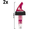(2 szt.) Wylewka miarki - 35 ml - czerwona
