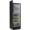 Chłodziarka do napojów - 345 litrów - bezramkowa konstrukcja - 1 szklane drzwi & kolorowe oświetlenie LED