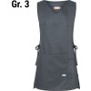 (6 Szt.) KARLOWSKY | tunika gastronomiczna Marilies - Antracytowa- Rozmiar: 3