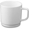 (50 sztuk) Filiżanka do herbaty / kawy z poliwęglanu - biała - 200 ml