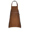 KARLOWSKY | Skórzany fartuch na szelkach - Toffi