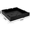 Podstawa lub pokrywa System pojedynczej pizzy Wym. 410 x 410 x 85 mm | Termobox | Pudełko utrzymujące ciepło | Pudełko izolowane