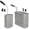 Zestaw koszy do makaronu - 1x 1/3 i 4x 1/6
