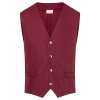KARLOWSKY | Męska kamizelka Kai - Bordowy - Rozmiar: 52