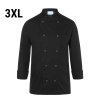 (6 sztuk) KARLOWSKY | kurtka szefa kuchni Basic - Czarny - Rozmiar: 3XL