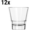 (12 sztuk) Uniwersalna szklanka do napojów - GILDE - 355 ml - przezroczysta