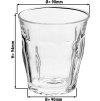 (12 sztuk) Duralex Uniwersalna szklanka do napojów - PICARDIE - 310 ml - Przezroczysty
