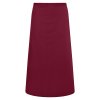 (6 sztuk) KARLOWSKY | Fartuch Bistro Basic - Bordowy