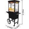 Maszyna do popcornu z wózkiem - 5 kg/ godz. - z 1 kotłem