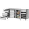 Stół chłodniczy PREMIUM - 1865x700 mm - z 1 drzwiami i 6 szufladami